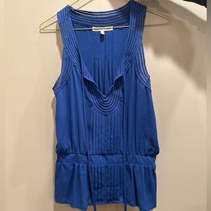 Daniel Rainn blue silk top